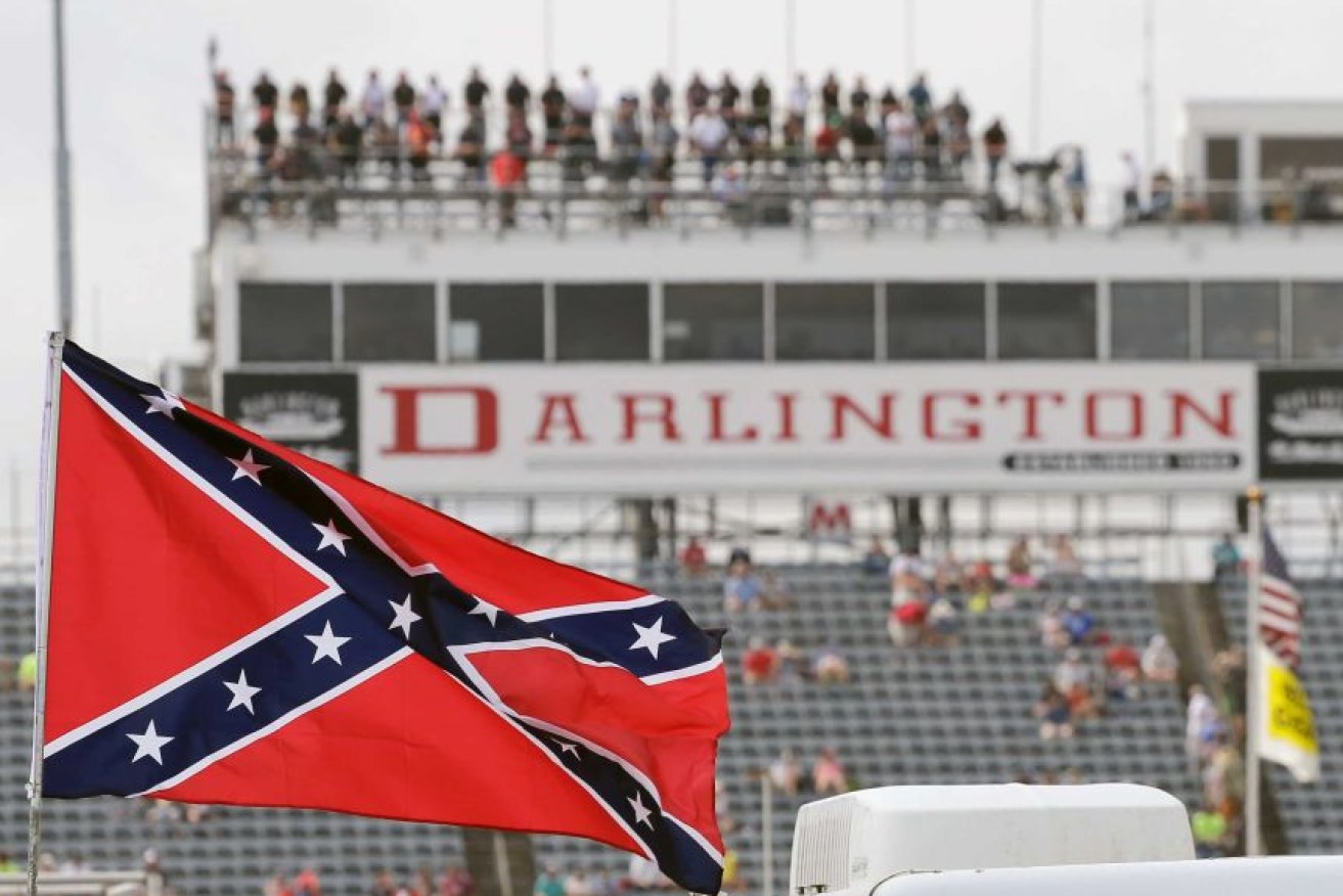 The Confederate flag has been a common sight in NASCAR infields throughout the sport's history.