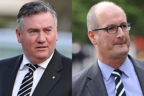 Port Adelaide prison bar guernsey push referred to AFL legal department, Eddie McGuire says