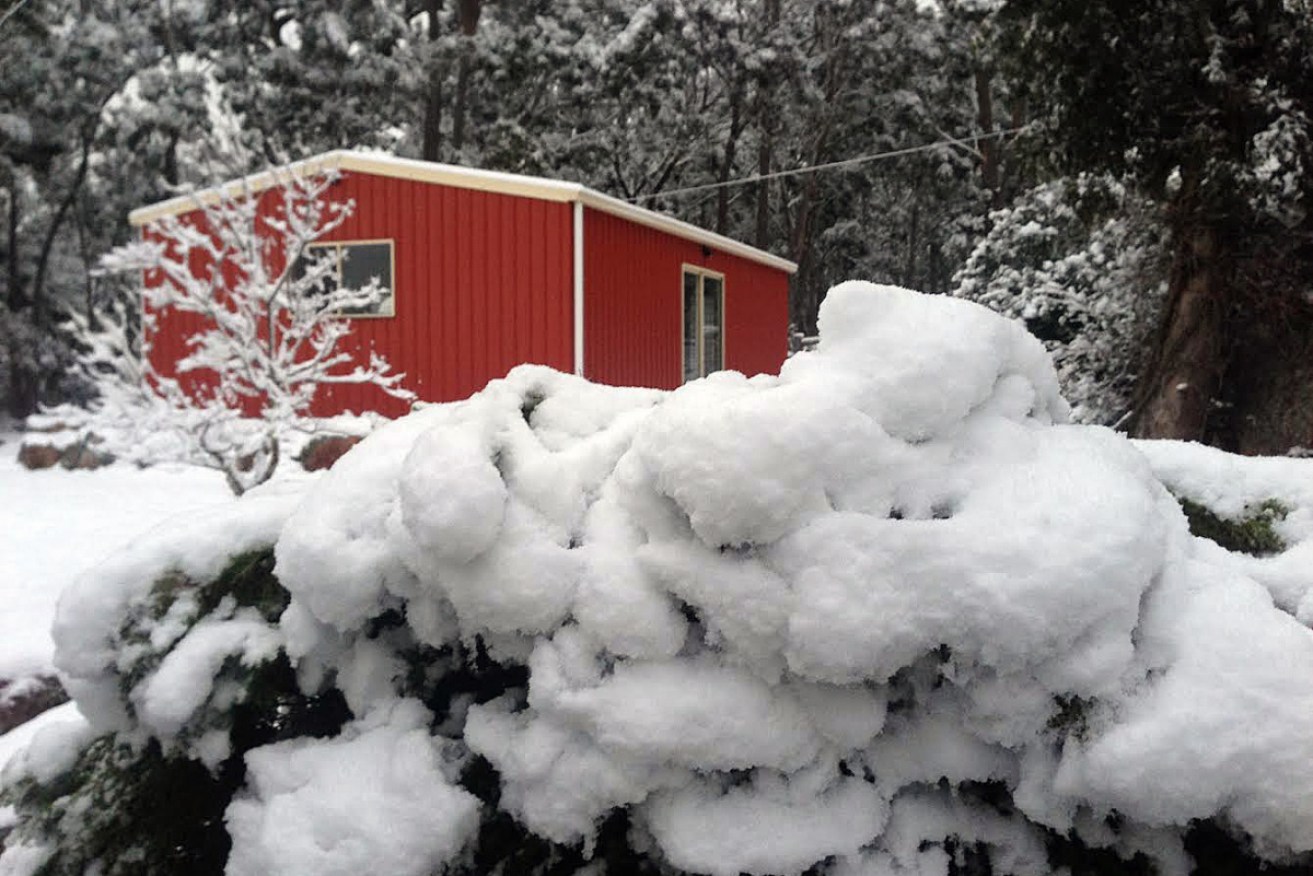 Snow at Stanthorpe, in Queensland's Granite Belt, in 2015. Similar is on the way on Tuesday.