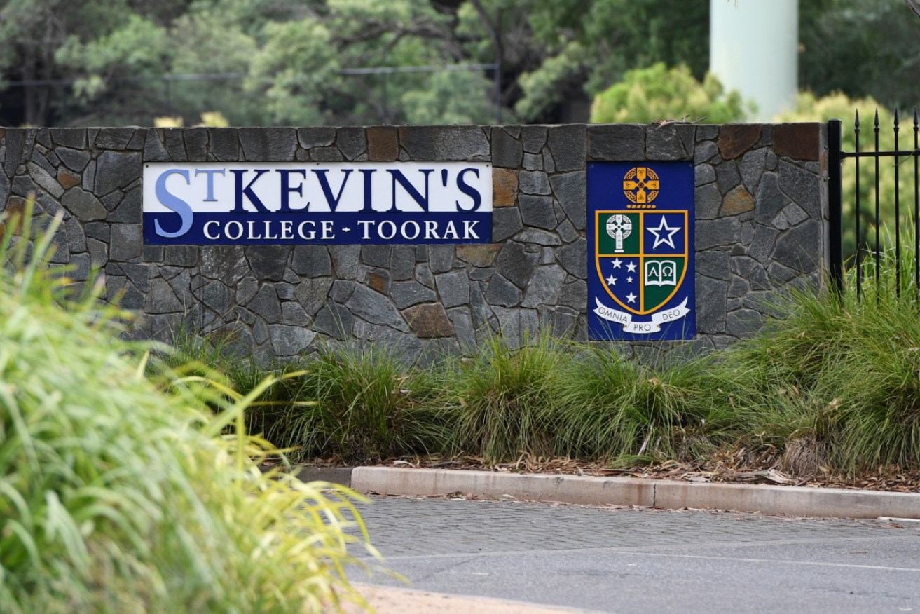 St Kevin's College principal Deborah Barker wrote to school parents on Wednesday to tell them.
