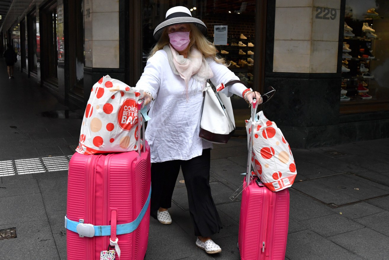 Di, from the NSW Southern Highlands, left hotel quarantine on April 8.