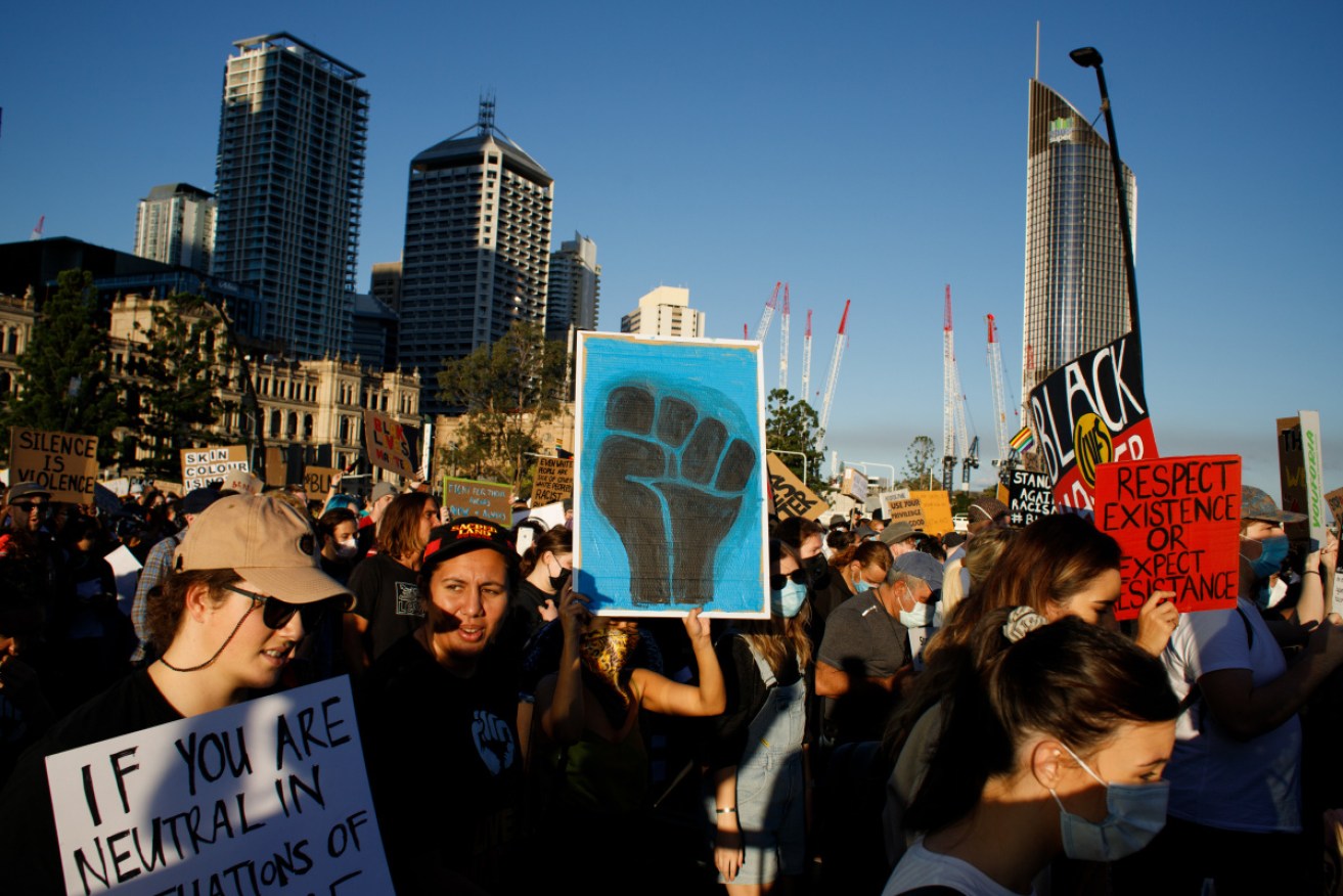 Four Labor MPs and senators  attended anti-racism marches around Australia.