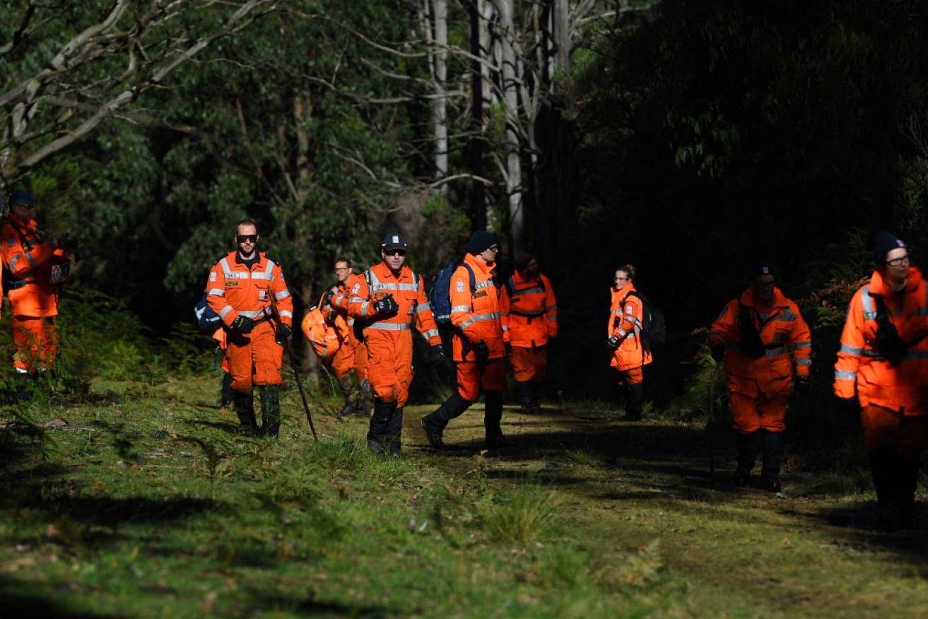 Volunteers, SES crews came from across regional Victoria to help find William Callaghan.