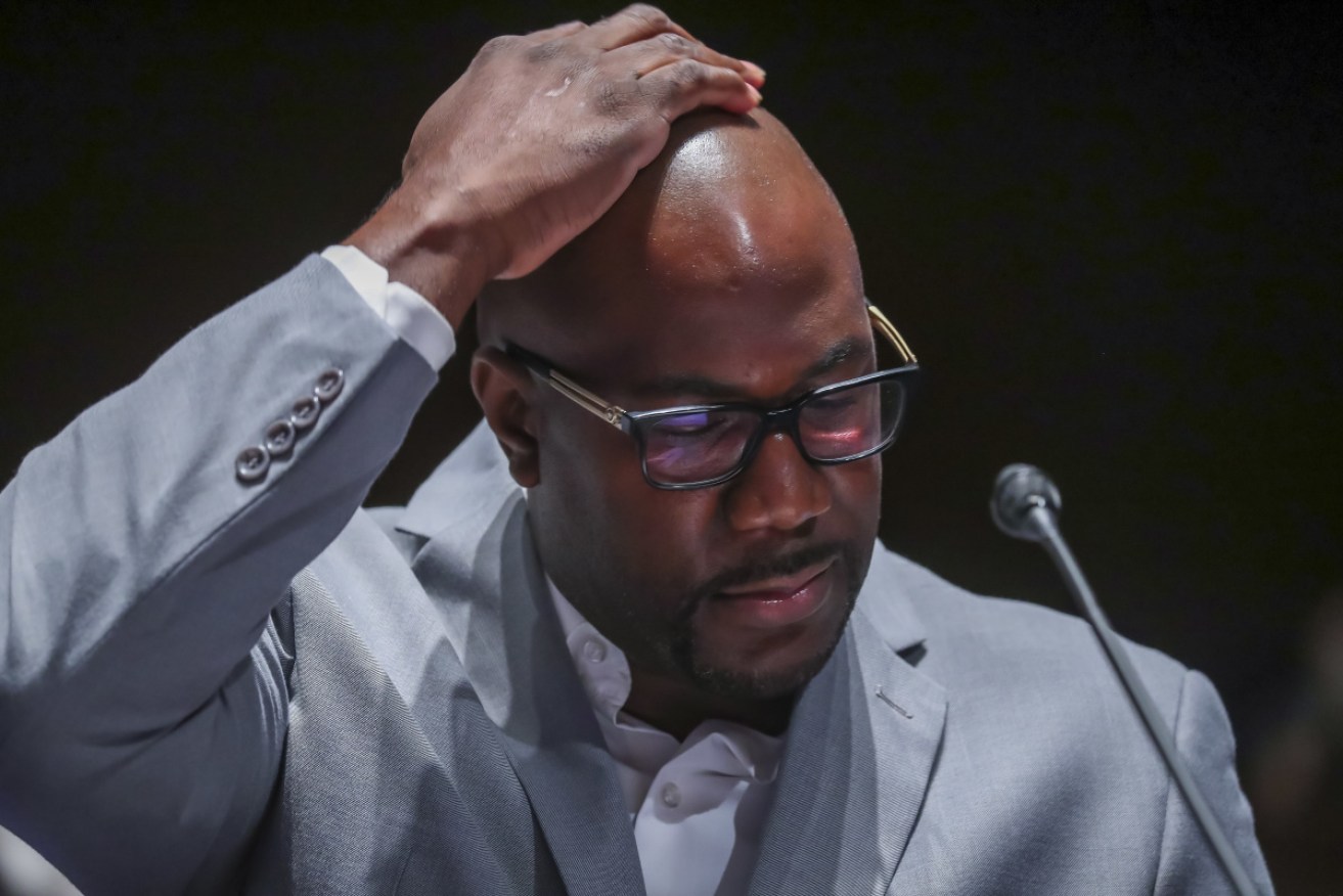 George Floyd's brother Philonise Floyd gives his opening statement during the House Judiciary Committee hearing.