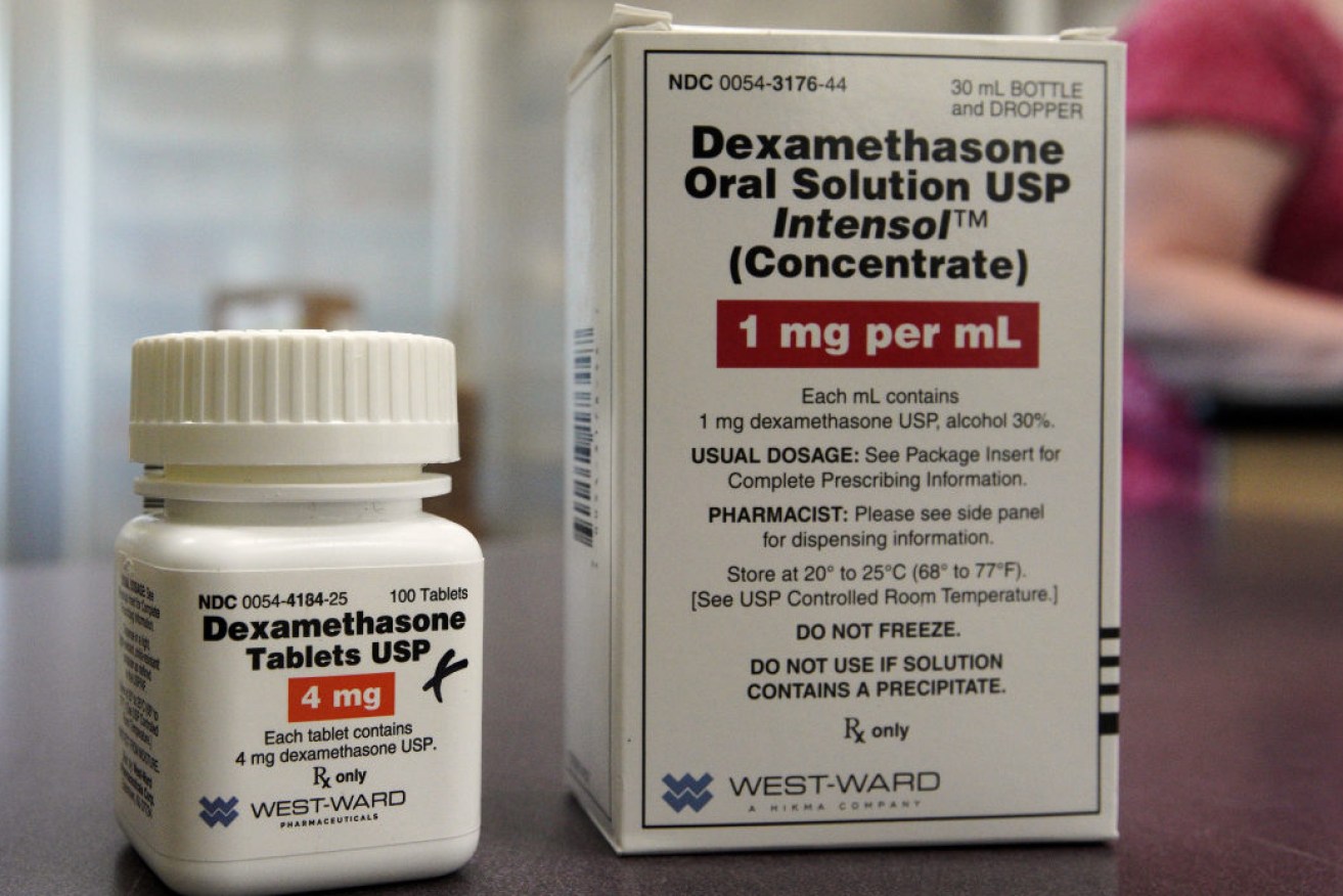 The steroid dexamethasone is being used to treat severely ill COVID-19 patients.