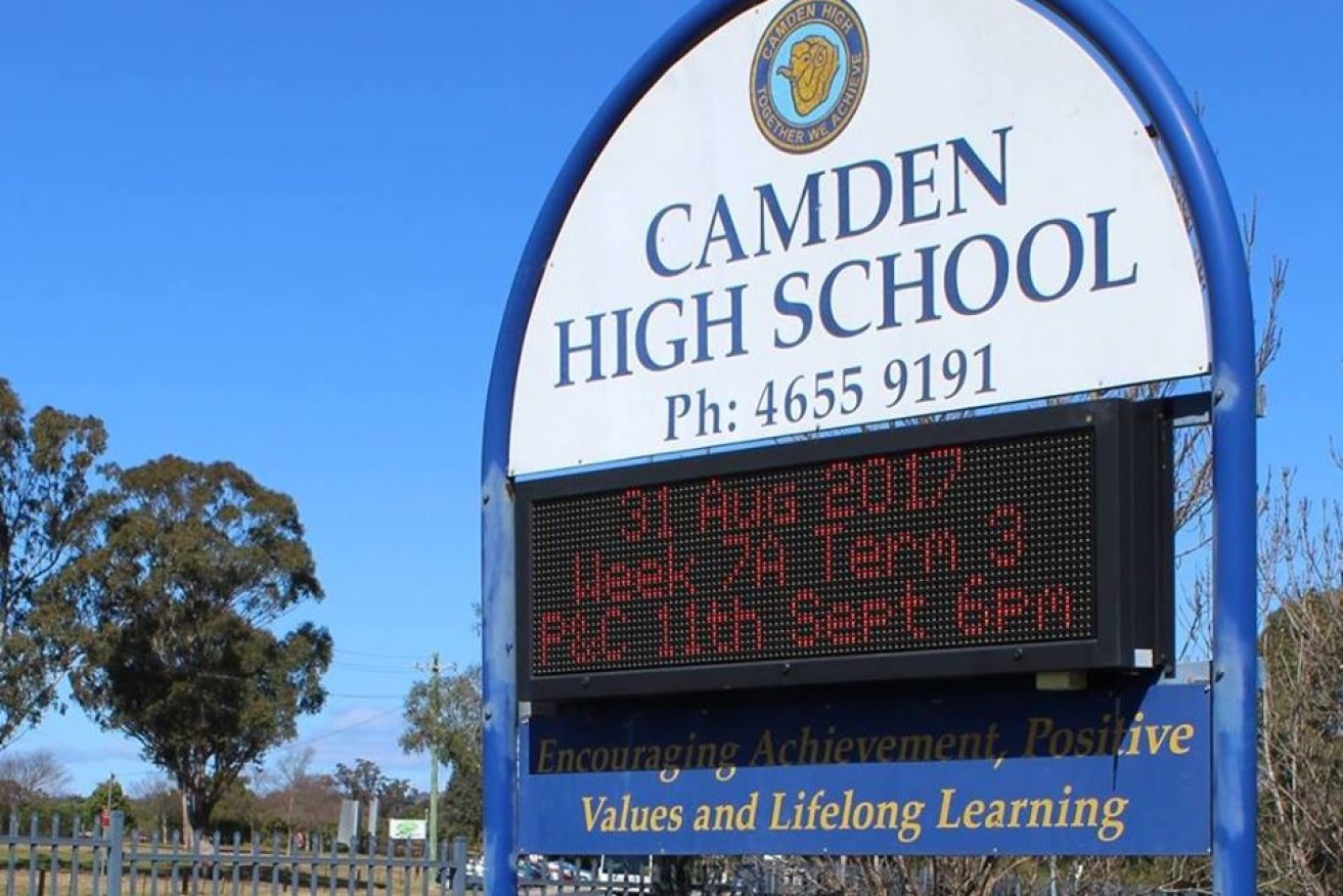 Camden High School in Sydney will close on Friday after a year 7 student tested positive. 