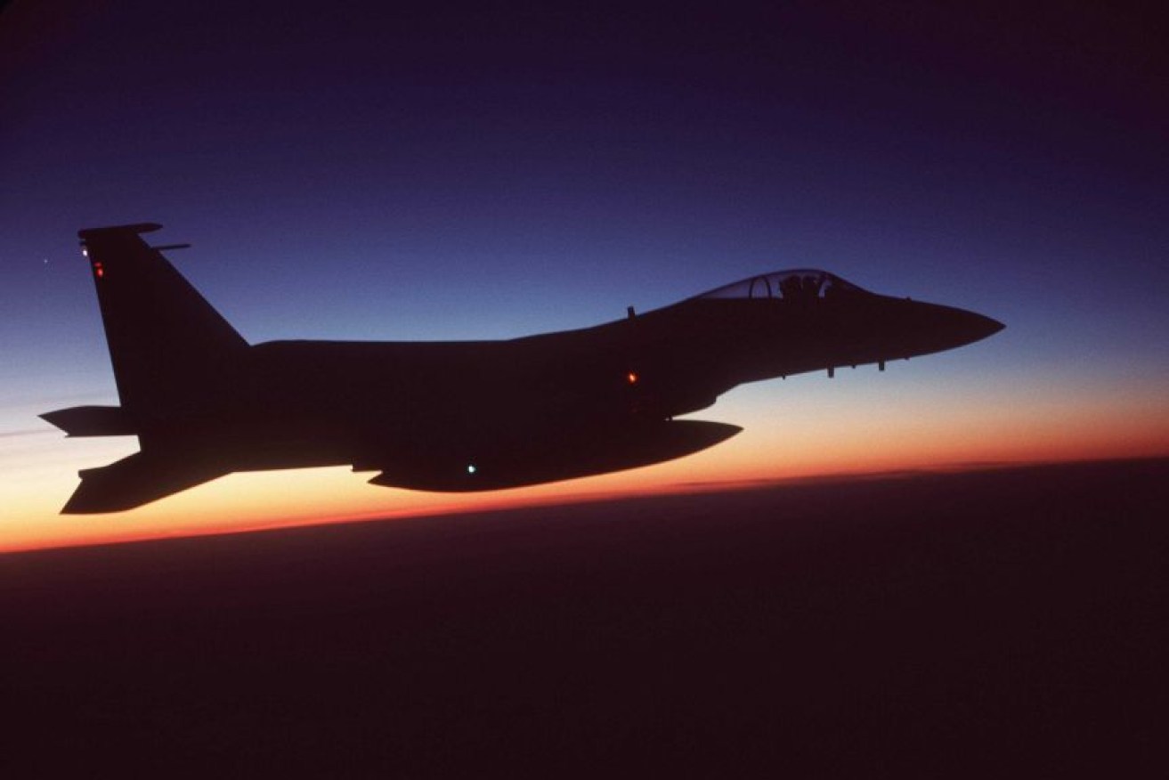 The US Air Force F-15C Eagle was on a routine mission. 