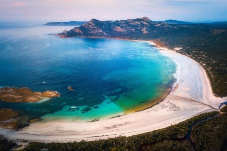 Lovers sick of coronavirus urged to elope to Flinders Island in Bass Strait