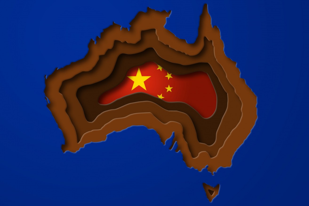 There are fewer Australians who can trust or rely in China.