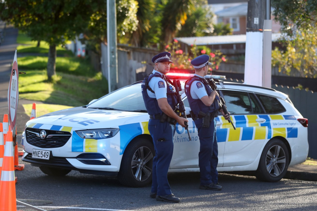 Armed police were patrolling the area where the shooting occurred on Friday.