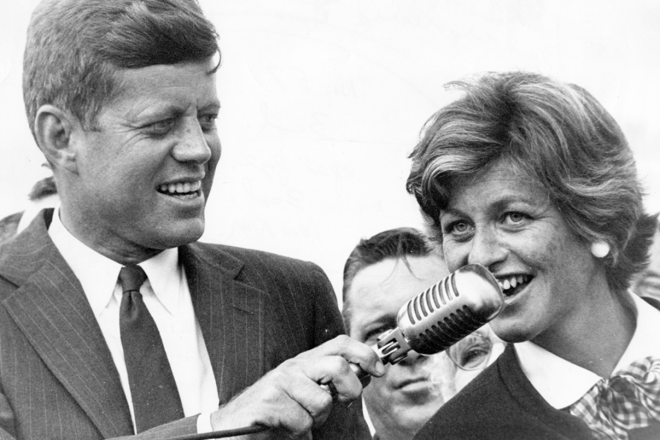 Jean Kennedy Smith, pictured with brother John F. Kennedy in 1960, has died.