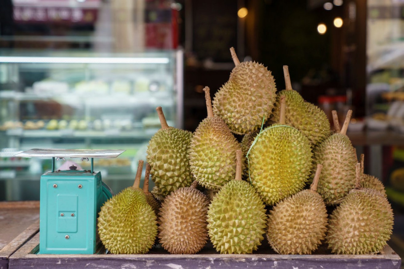 Postal workers were evacuated over the suspect smell of durians.