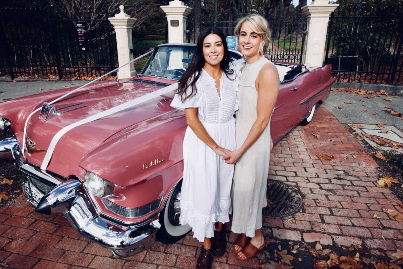 Couples are opting for drive-thru weddings in the face of the coronavirus pandemic.