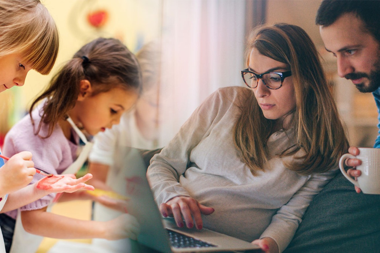 Australian families spend up to 40 per cent of their income on childcare.