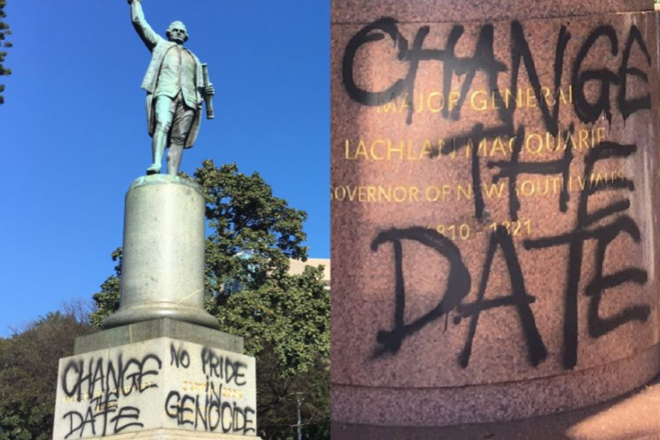 The Hyde park statue honouring Captain Cook has become a focus of anti-racist protests.