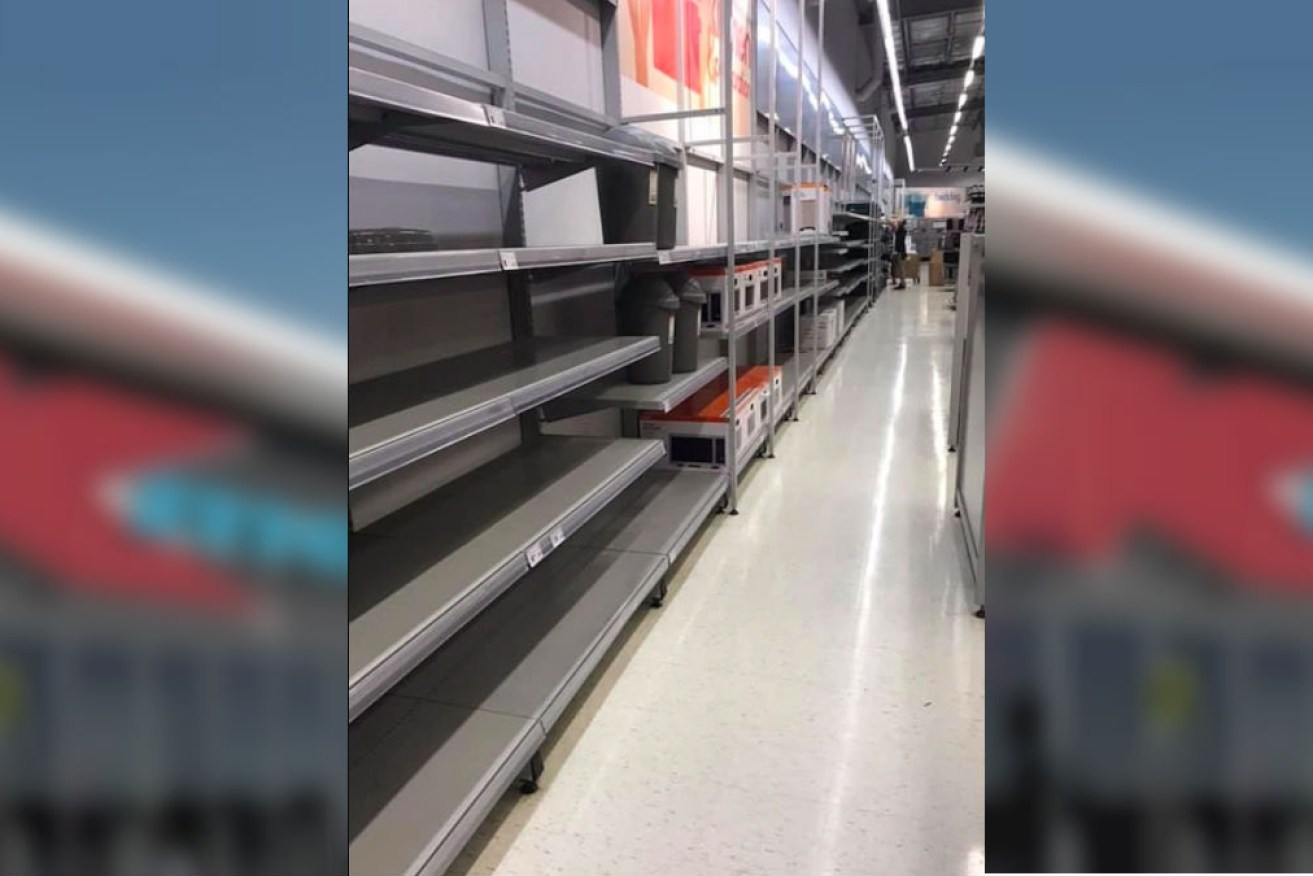 Stock shortages means shelves are bare, but shoppers can't have cheap goods without consequences.