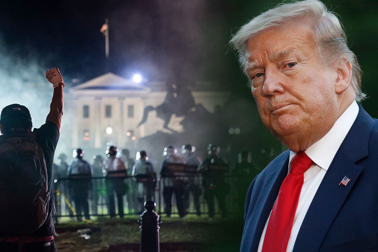 The poisoning attempt on President Donald Trump comes after months of protest outside the White House.