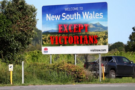 Bruce Guthrie: Victorians are on the loose in NSW. Just don’t tell Gladys