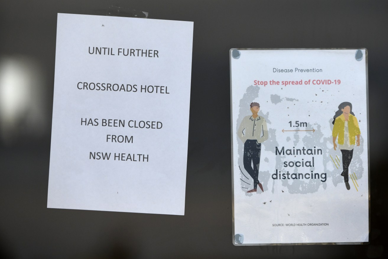 The number of coronavirus cases at Casula's Crossroads Hotel rose to nine on Sunday afternoon.