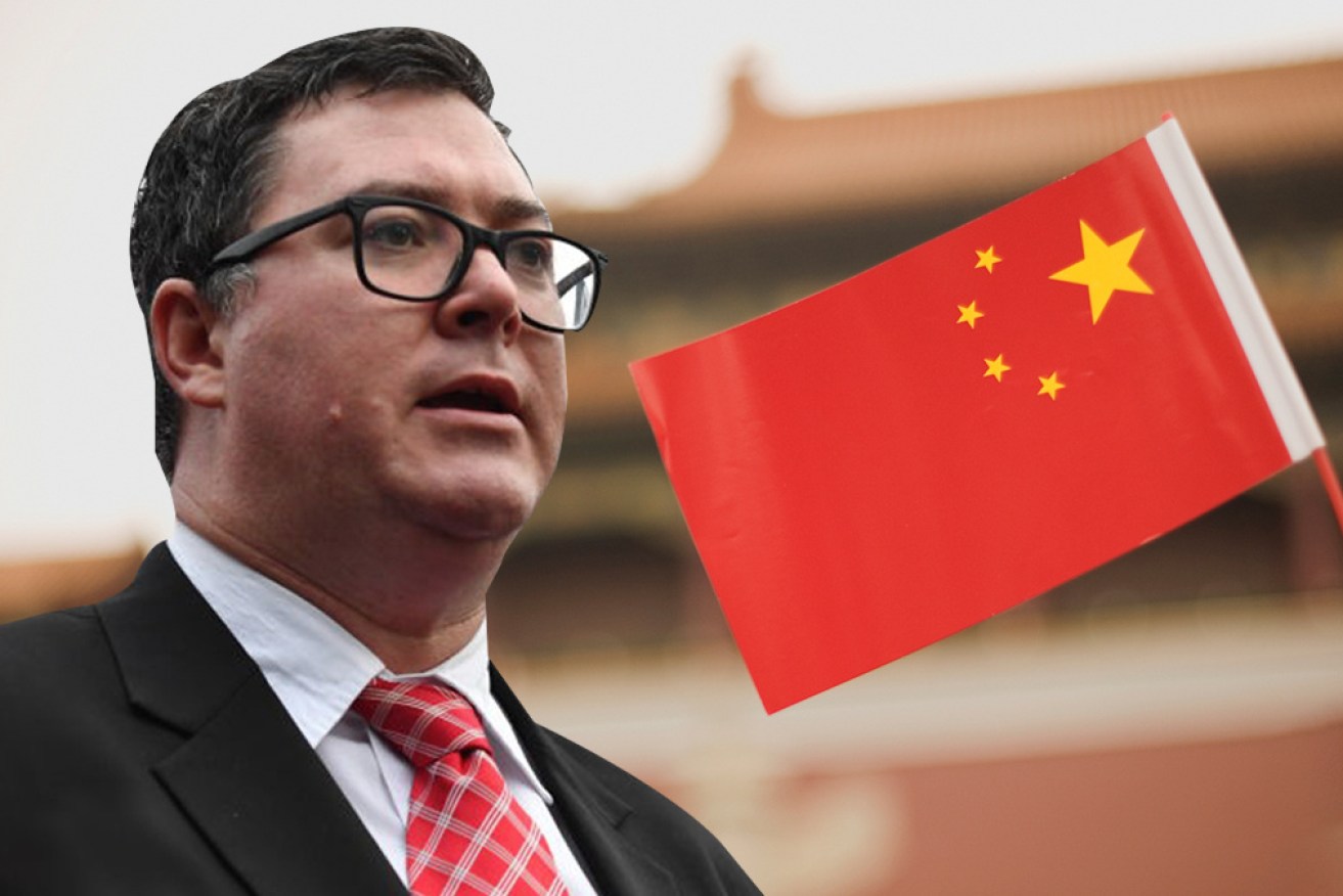 Federal MP George Christensen had harsh words about China on new right-wing social media site, Parler.