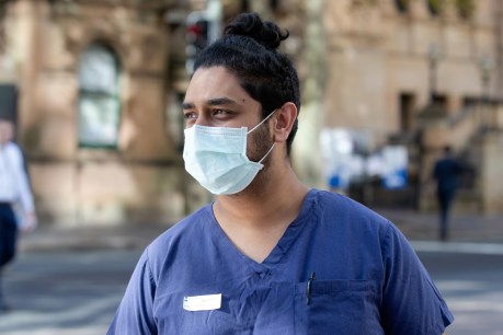 Health workers get more protective masks
