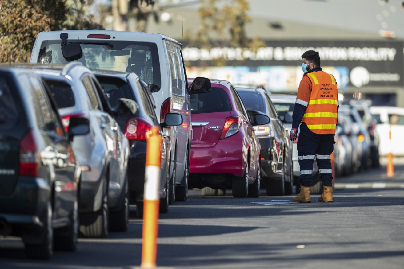 A testing blitz continues across Victoria as confirmed virus infection numbers soar.