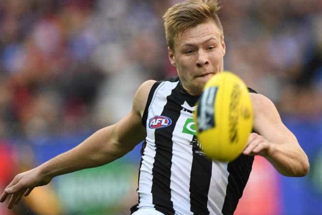Magpie Jordan De Goey has been charged with groping a woman at a New York nightclub.