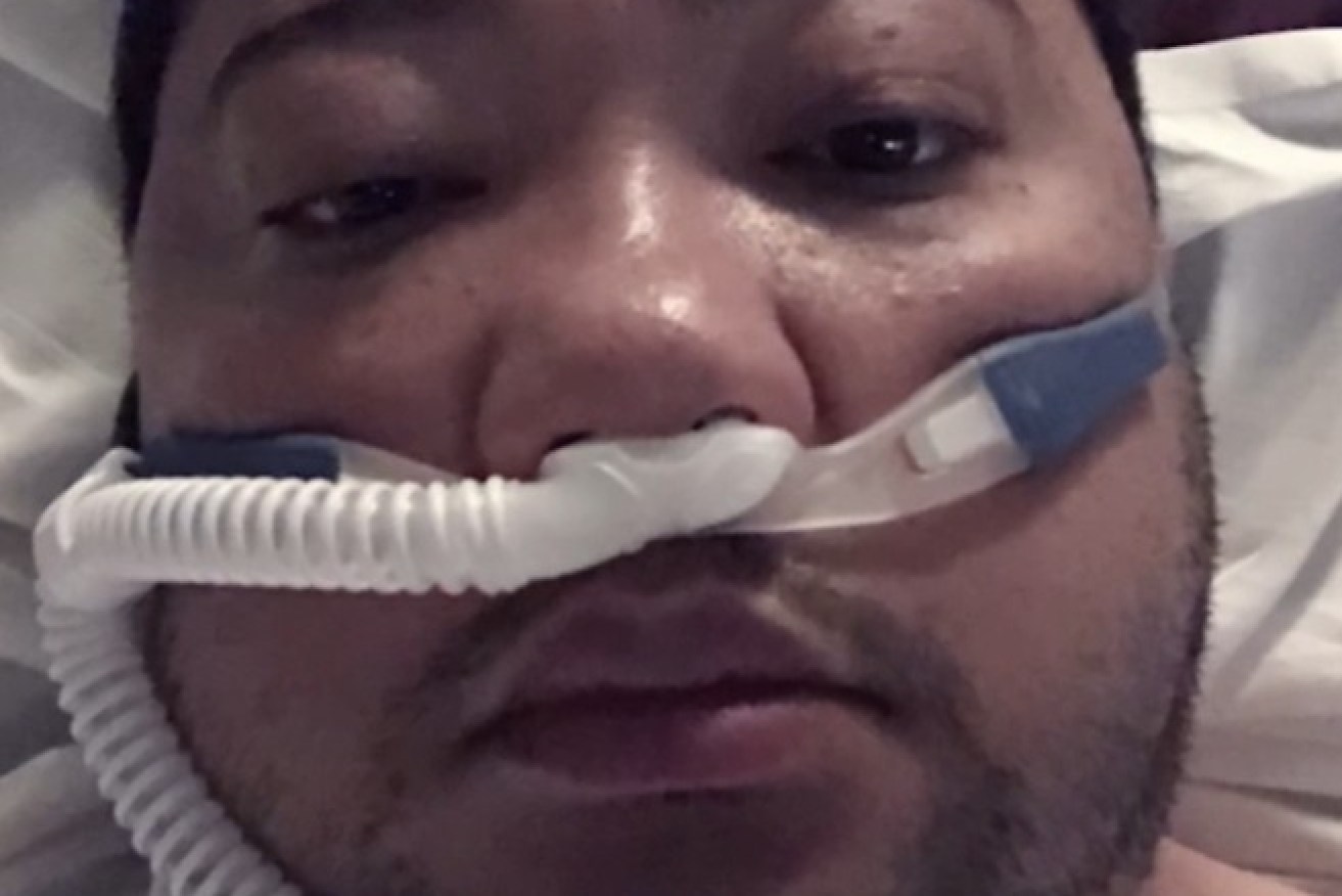 Michael was placed into an induced coma after contracting COVID-19.