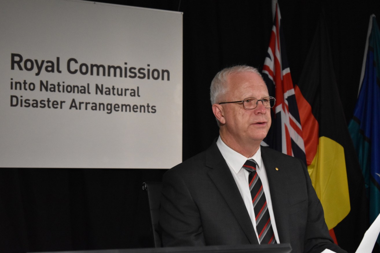 Bushfire royal commission chair Mark Binskin asked for the short extension.