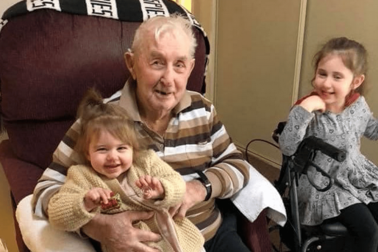 Alf Jordan became another name in the list of COVID fatalities, but he was 'one of kind' to his great-grandchildren.