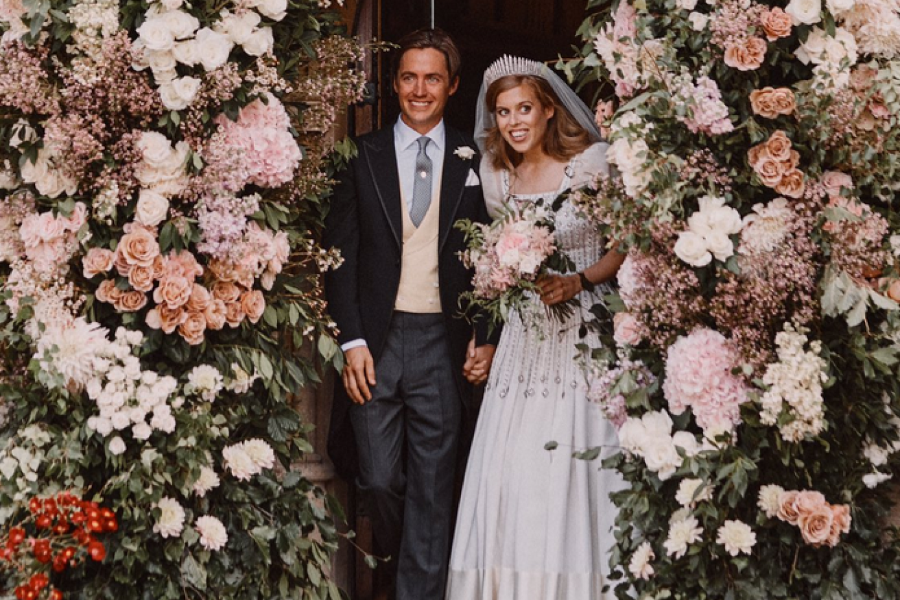Princess Beatrice and property tycoon Edoardo Mozzi wear smiles as large as their love for each other.