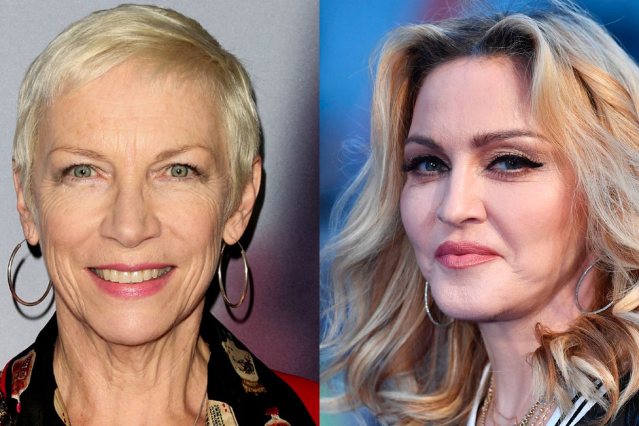 Annie Lennox has slammed a COVID conspiracy video post by fellow pop star Madonna.