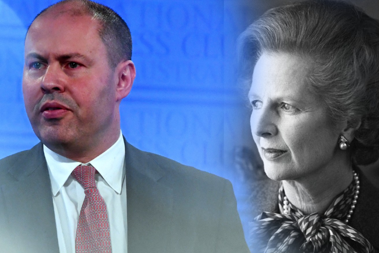 Treasurer Josh Frydenberg said on Sunday he is inspired by former UK leader Margaret Thatcher. 