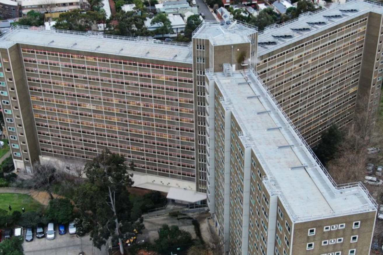 Donations from as far as Perth were made for people placed in lockdown in public housing towers in the suburb of North Melbourne.