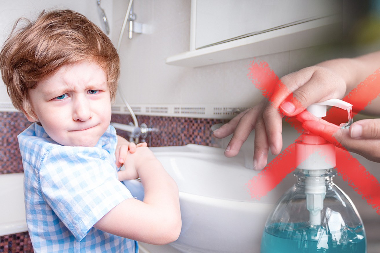 Not enough Australian children are using soap when washing their hands at school, a new survey shows. 