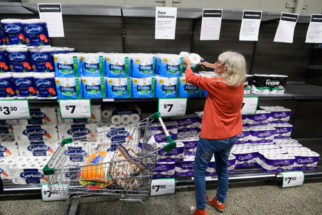 Supermarkets were forced to reinstall product limits as another round of panic-buying hit the country in June.