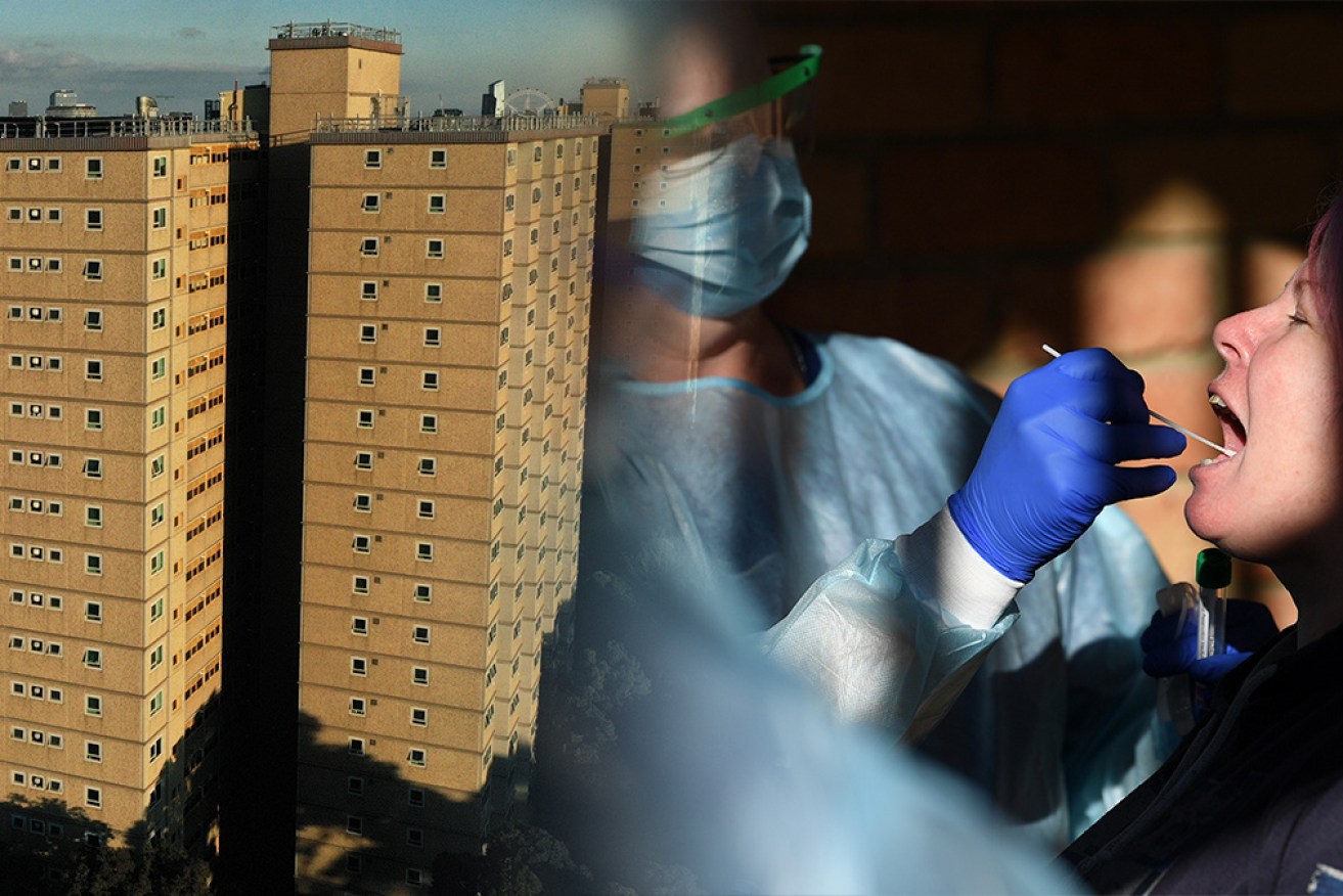 The coronavirus test results of residents in public housing towers have now been released. 