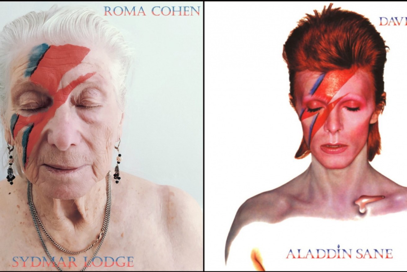 A nursing home in the UK has been getting creative during lockdown, recreating iconic album covers.