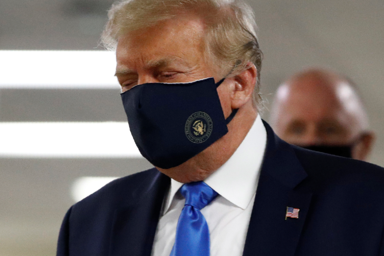 If Donald Trump had worn that mask more often he might not be in hospital.
