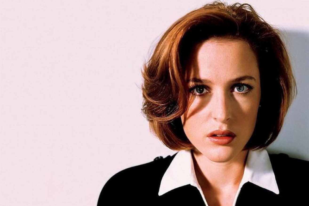 Gillian Anderson as FBI Agent Dana Scully, the character behind the 'Scully Effect' phenomenon.