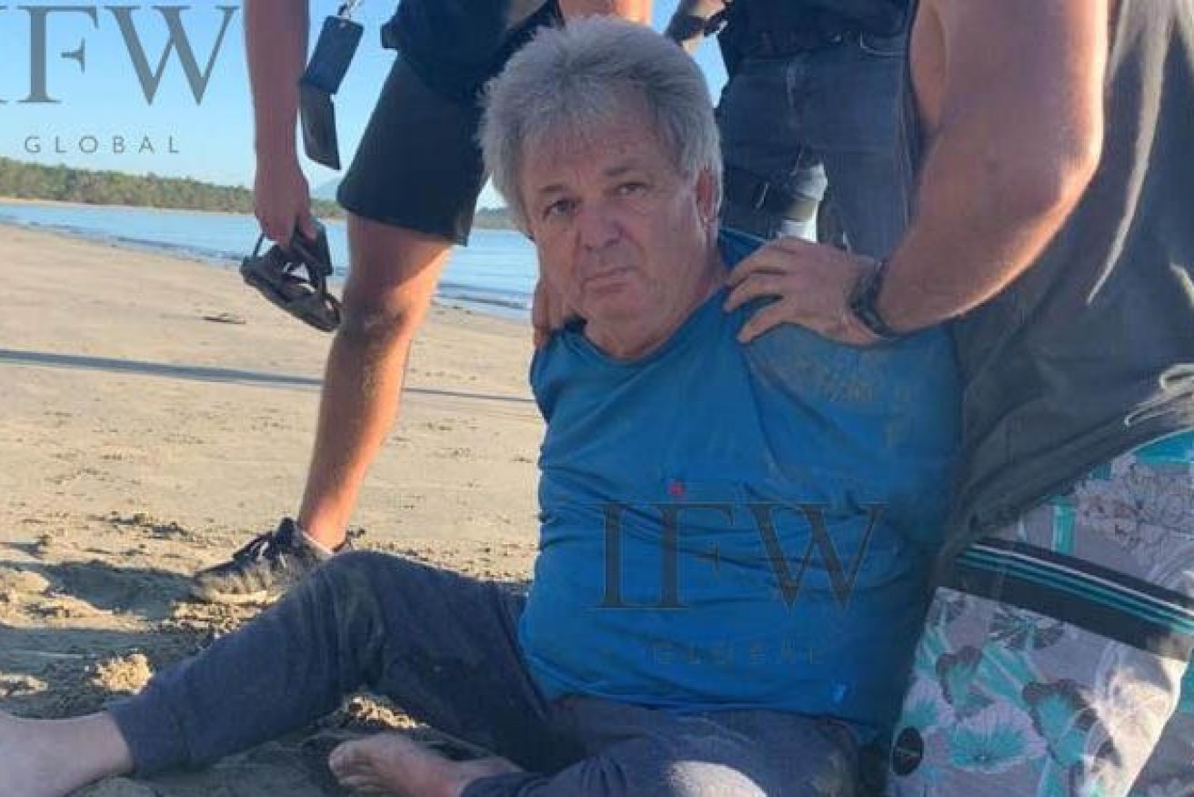 Peter Foster was arrested by Queensland Police on Four Mile Beach at Port Douglas in 2020.