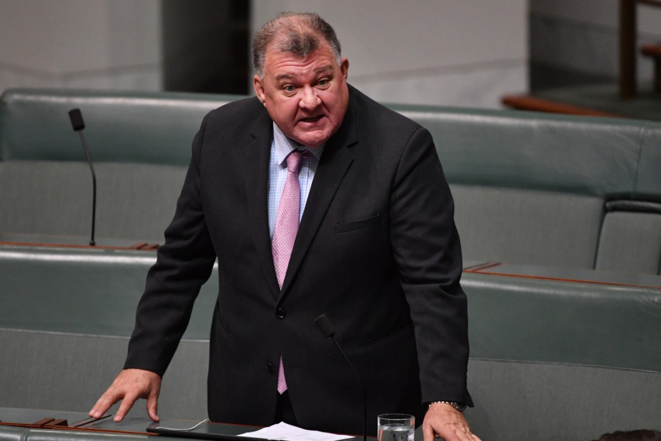 Craig Kelly says doctors should be able to prescribe hydroxychloroquine. 
