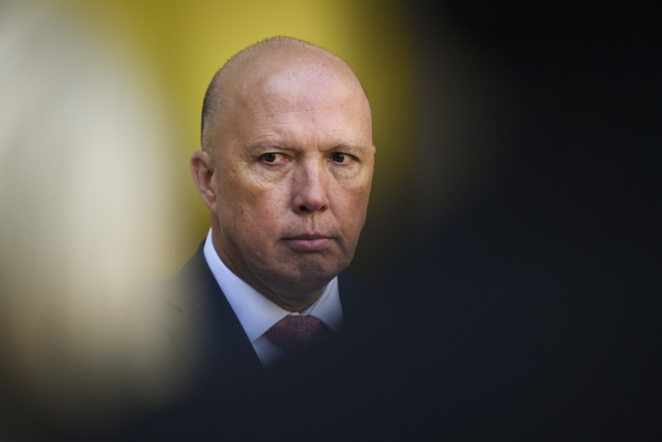 Peter Dutton says he heard about Ms Higgins' allegations two weeks ago