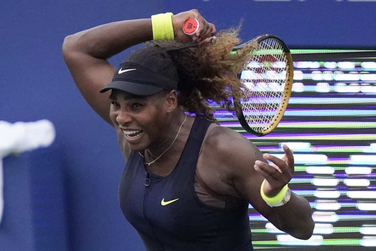 Williams spent almost three hours on court, her longest match since the 2012 French Open.