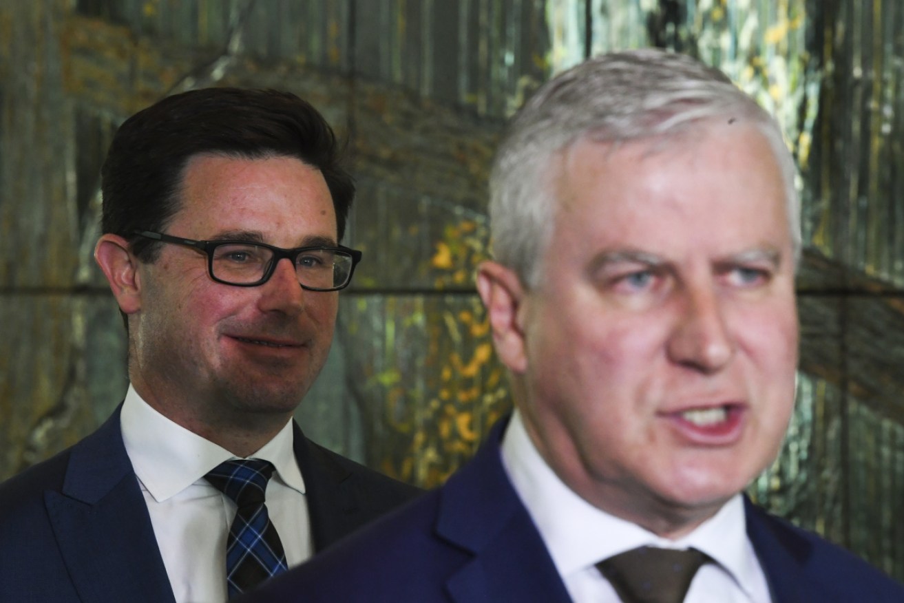 David Littleproud with Michael McCormack.