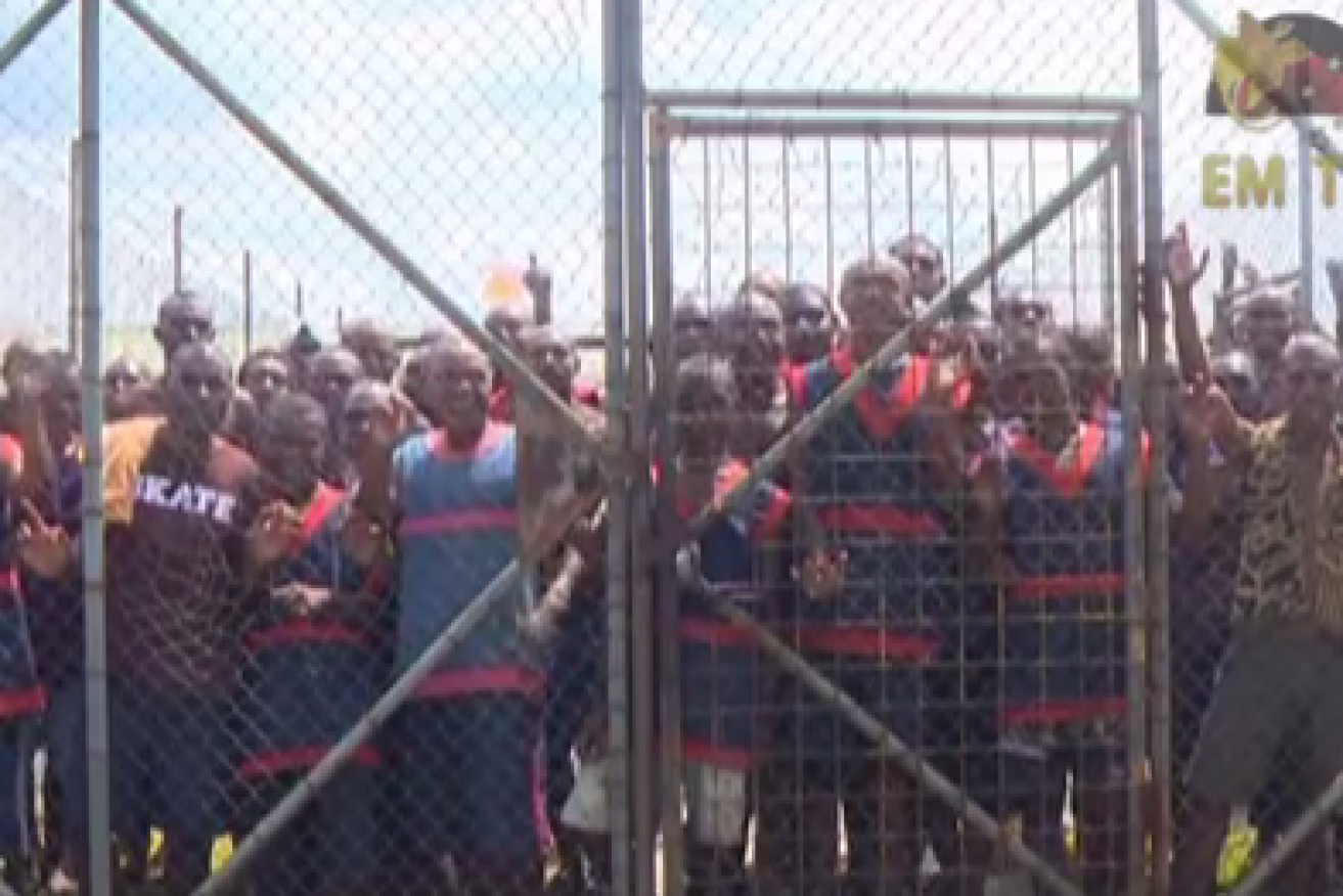 A mass break-out from  Buimo jail (pictured in 2017) in Papua New Guinea has left 11 inmates dead and more than 30 still at large.