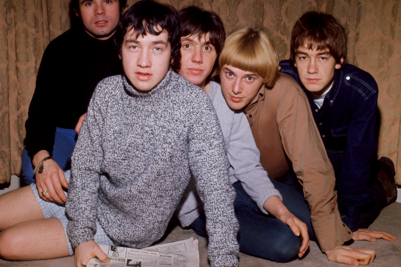 Australian musician, songwriter and record producer George Young (1946-2017), front, in London circa 1966. 