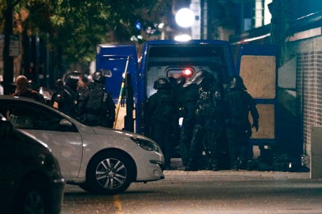 Bank gunman surrenders after holding six hostages after lengthy siege