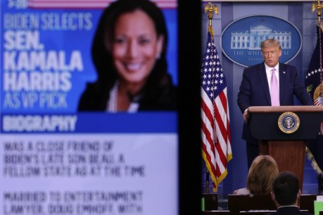 Trump attacks ‘phony’ Harris over nomination