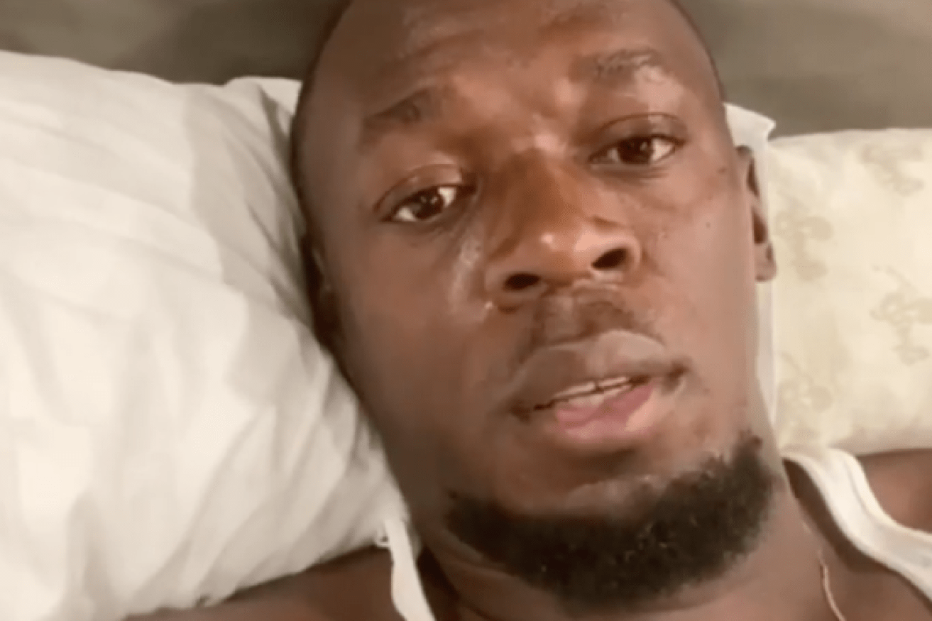 Usain Bolt says he's self-isolating after taking a coronavirus test.